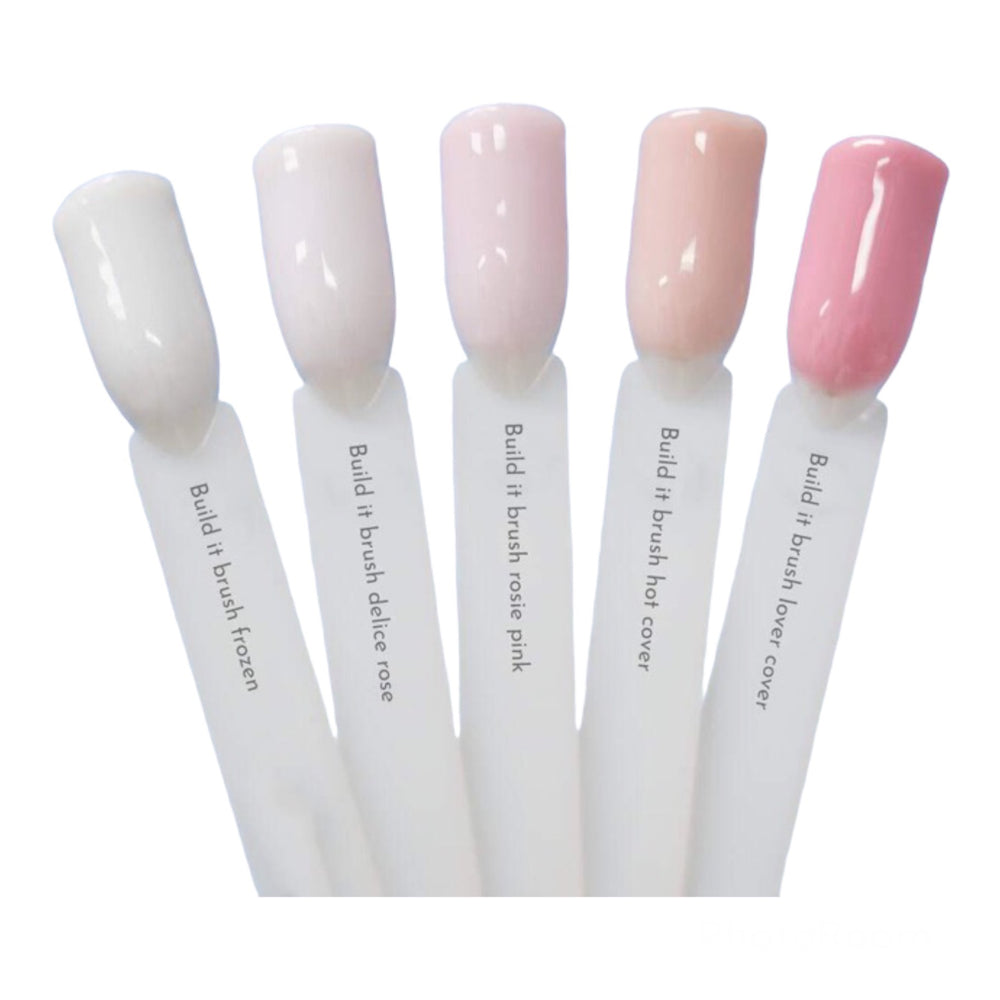 NEW tones! BIS Pure Nails Milky RUBBER BASE, 7.5 ml