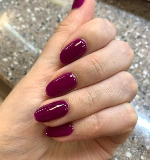 UV/LED Color gel for nail modeling & extensions PURE PLUM 9418, NON STICKY!