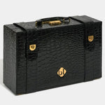 BL Beauty exclusive Leather CASE, Crocodile Black