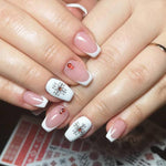 BIS Pure Nails water slider nail design sticker decal LATVIA, E39