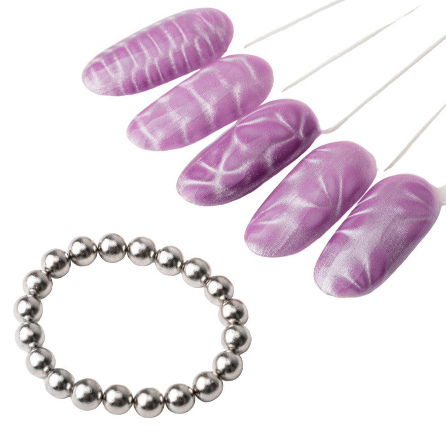 Round Cat Eye Magnet Beads | 5 mm 3D Nail Art