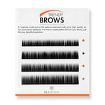 Beautier Trendy eyebrow & lower lashes extensions, 0.07 BLACK