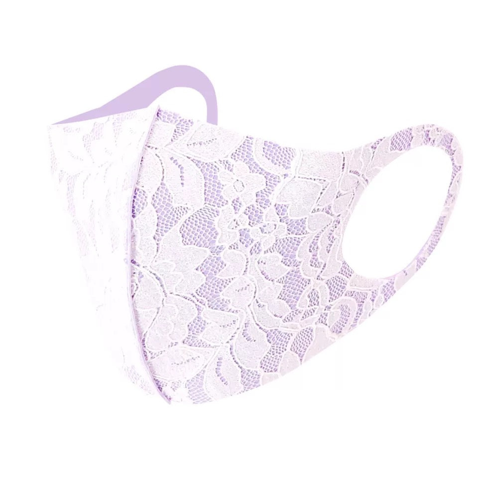 Face mask double sided LACE, different colors