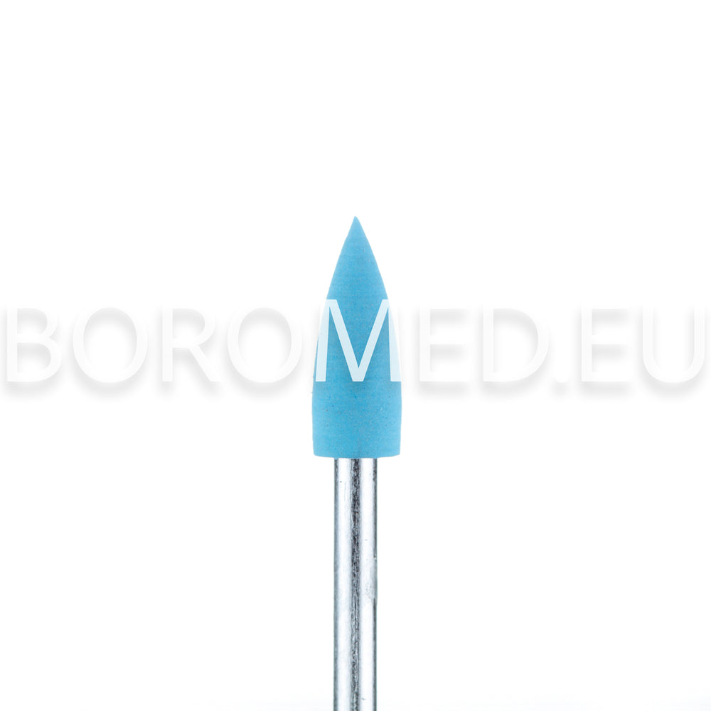 POLISHING bit for manicure and pedicure P40 Very Small Sharp CONE Blue