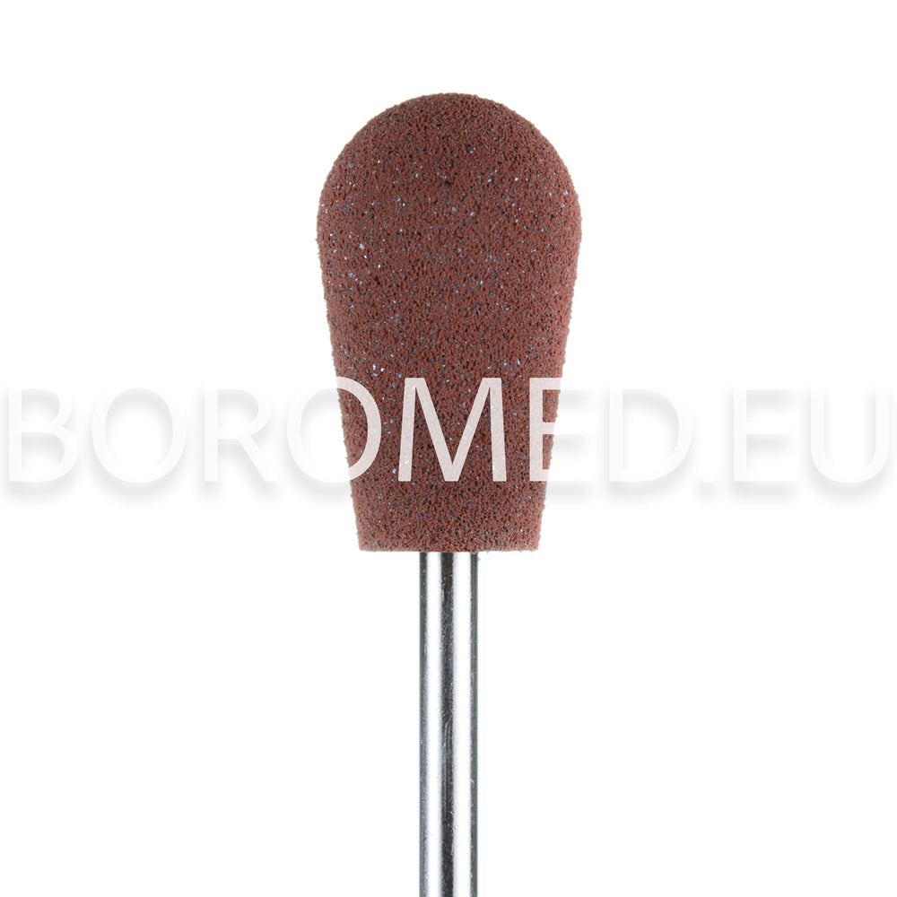 POLISHING bit for manicure and pedicure SK9 Silicone with diamond filling Brown