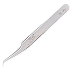 Genuine VETUS 32-SA tweezers for eyelash extensions, SILVER