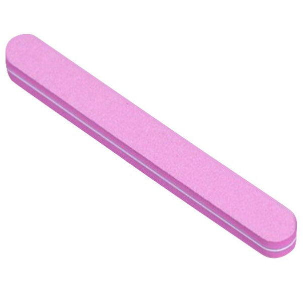 Molly Lac nail file buffer pink STRAIGHT, 100/180