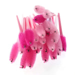 Disposable mascara brushes for lash & brow aftercare, PINK