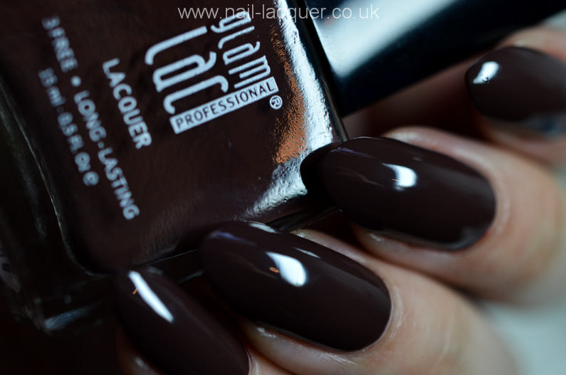 GlamLac gel effect nail lacquer polish 15 ml, 118085 BLACK