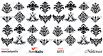 BIS Pure Nails  slider nail design sticker decal Art13, NAILCRUST GOLD