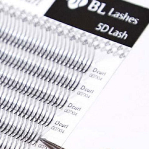 BL Lashes premade 5D Volume fans, D-0.07-8mm