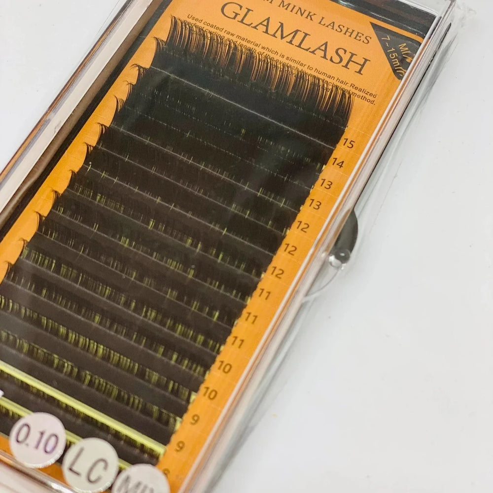 GlamLash eyelash extensions LC-0.12-MIX 7-15 mm