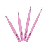 Genuine VETUS CS-15 tweezers for eyelash extensions, PINK