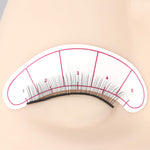 3D eye patch eyelash mapping stickers, LINT FREE