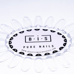 BIS Pure Nails nail display 20 tips, TRANSPARENT