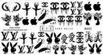 BIS Pure Nails  slider nail design sticker decal BRANDS, Art43