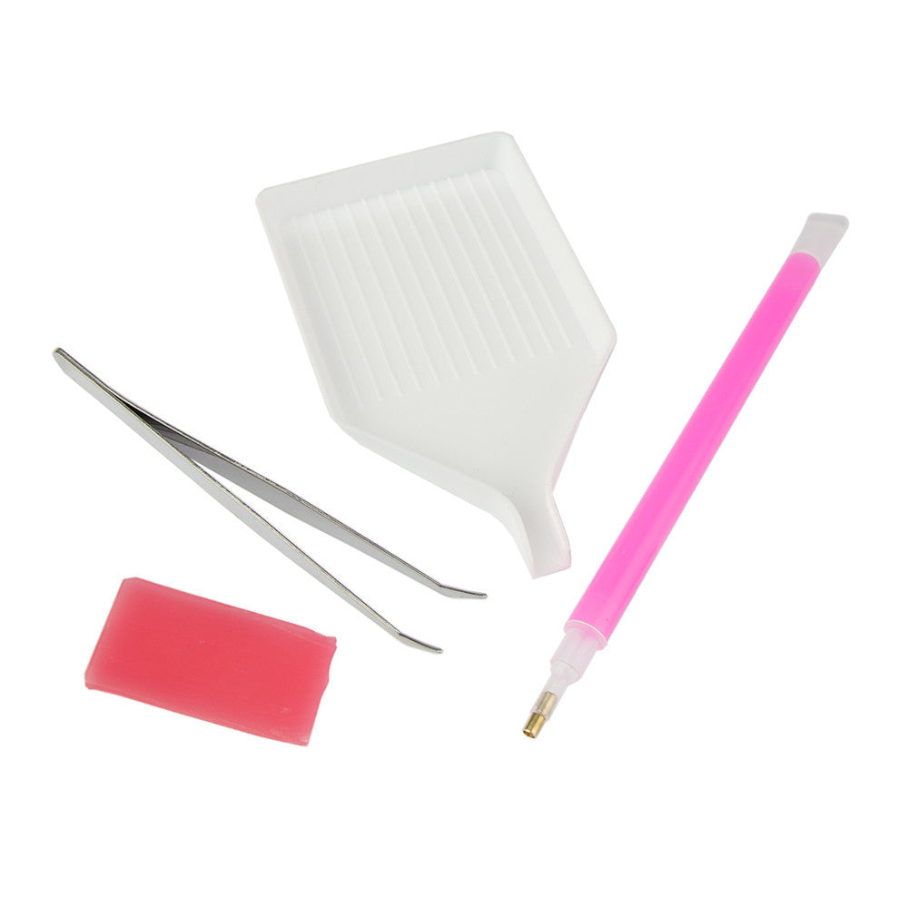 Picking up PEN + PAD + TWEEZERS for nail design, SET