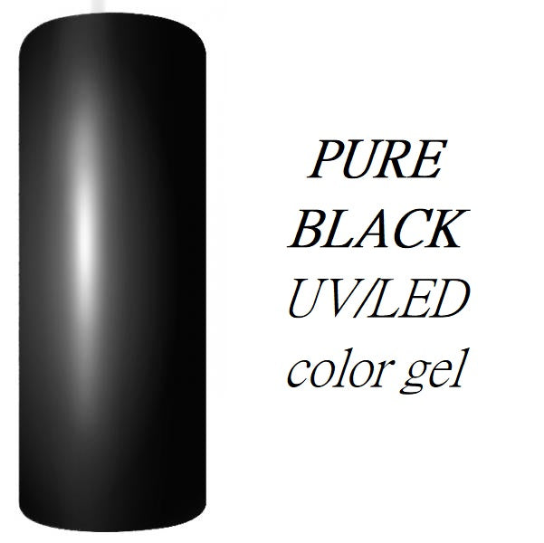 UV/LED Color Builder & Design gel 5 ml Pure Black, final sale!
