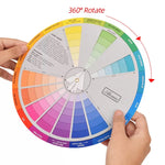 Color wheel for nails, permanent make-up & tattoo