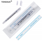 Double sided Surgical Skin Marker + Ruler by TONDAUS, blue