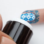 Silicone nail stamper double sided + 2 stamper for Konad stamping