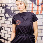 PROF BEAUTY MASTER embroidered no sleeve dress, BLACK