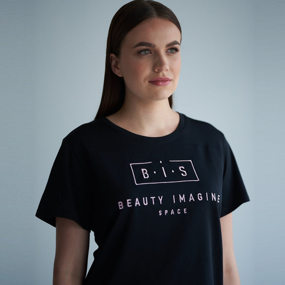 BIS embroidered short sleeve T-shirt
