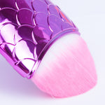 Nail dust cleaning brushes fish tale, PINK
