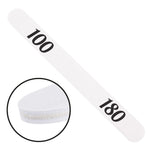 PRO nail file white STRAIGHT, 100/180