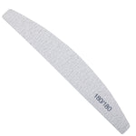 PRO nail file for mainure and pedicure HALFMOON, 100/180