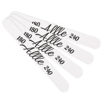 PRO nail file white STRAIGHT by Alle, 180/240