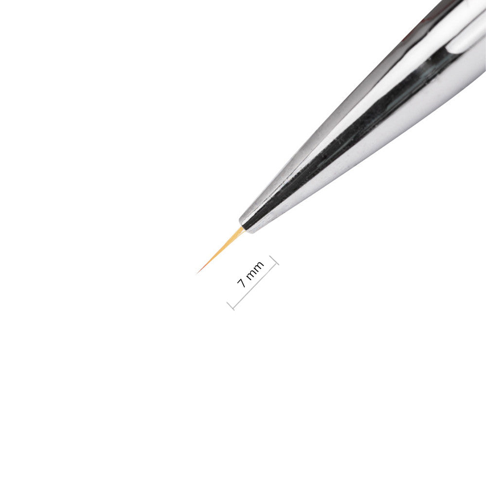 Nail art tool 2in1 brush + dotting pen, size 000 (7 mm)