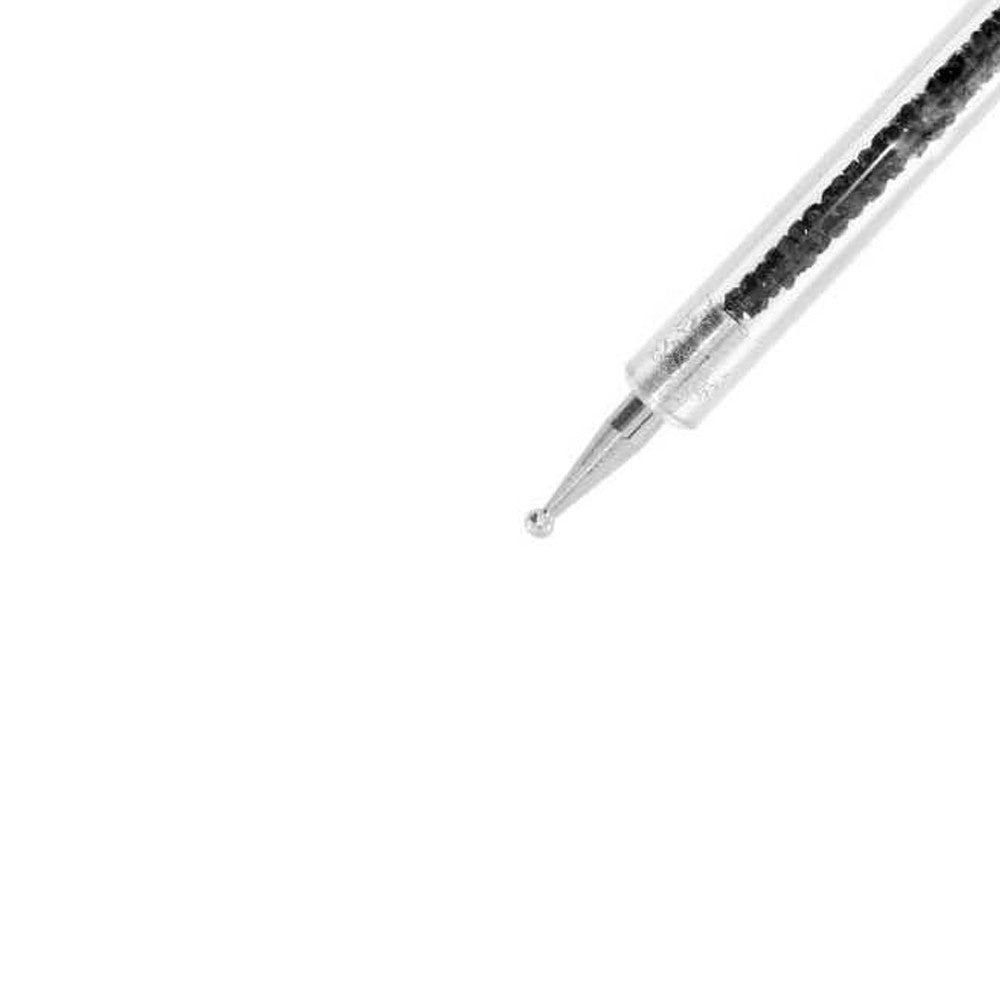 Nail art tool 2in1 brush + dotting pen, size 000 (7 mm)
