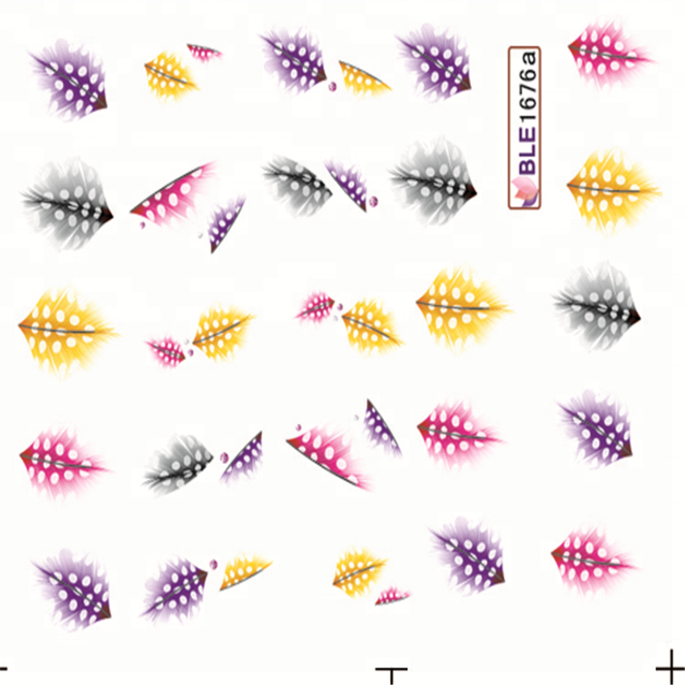 Nail art sticker slider water decals, BLE1676