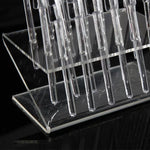 Nail Art Display stand with 64pcs nail tip sticks, CLEAR