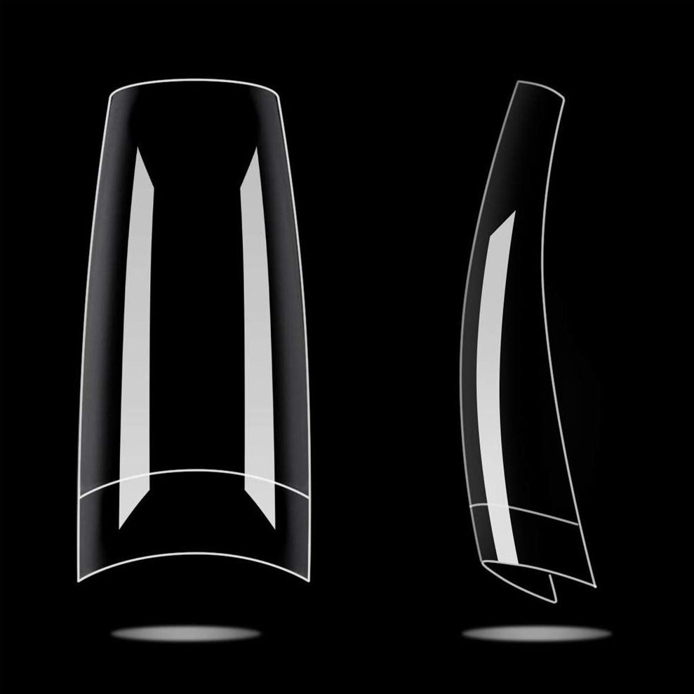 Nail TIPS Clear for nail extension manicure CUT OUT, 500 pieces