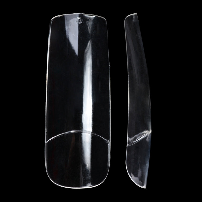 Nail TIPS Clear for nail extension manicure FULL COVER, 100 pieces