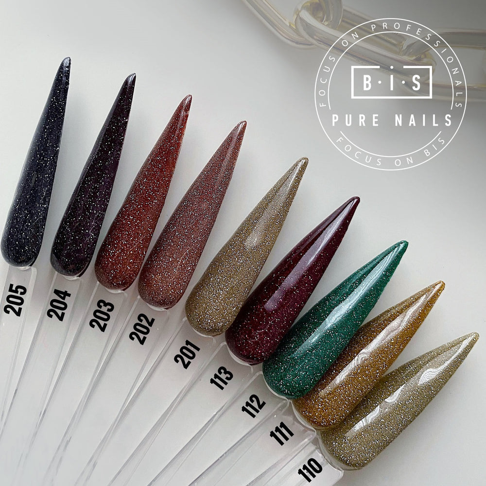 BIS Pure Nails FLASHING LIGHTS gel polish 15 ml, Luxury Emerald 112