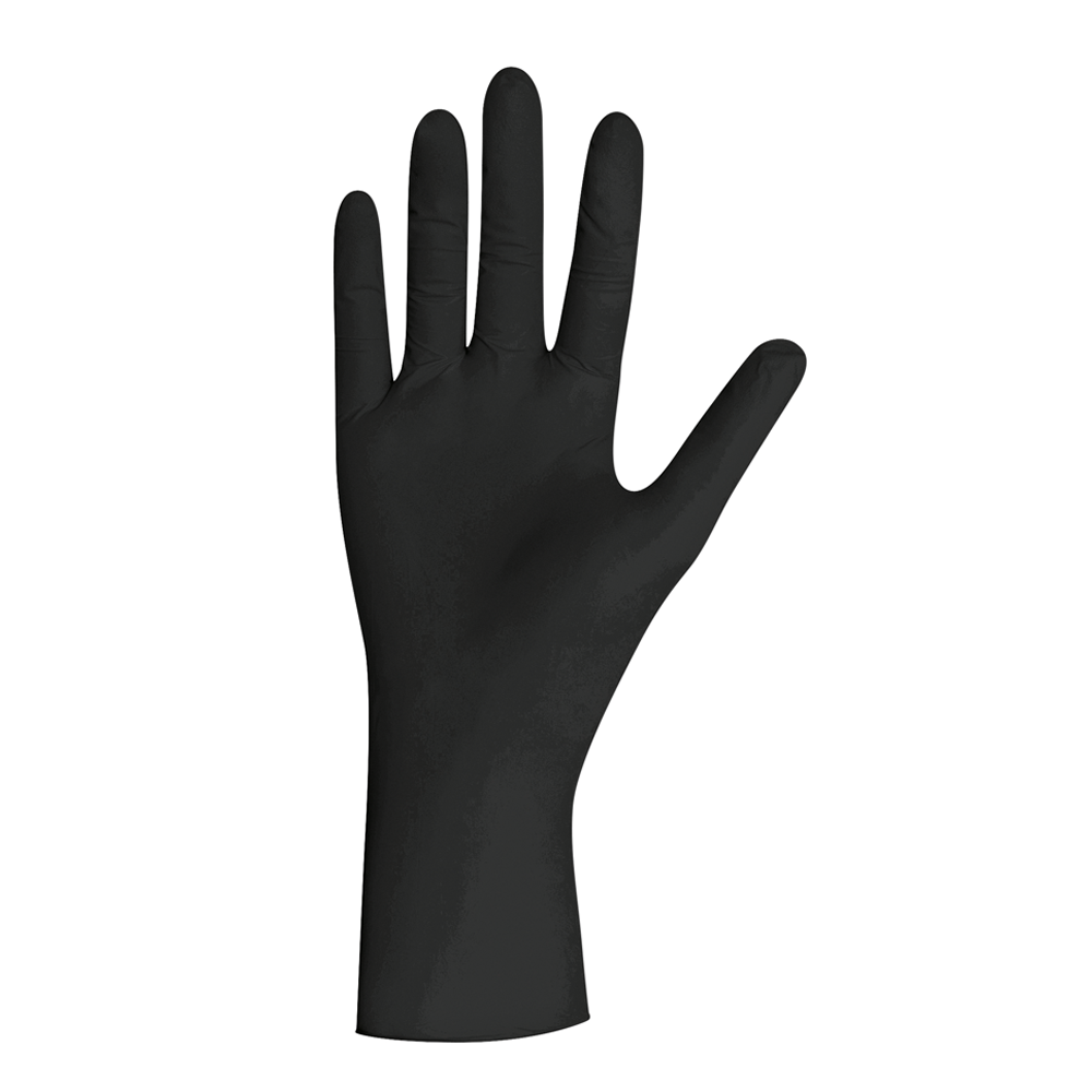 Unigloves UNIprotect black nitrile gloves 100 pcs, size L