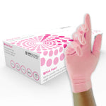 Unigloves Nitrile gloves 100 pieces XS, S or M, PINK Pearl
