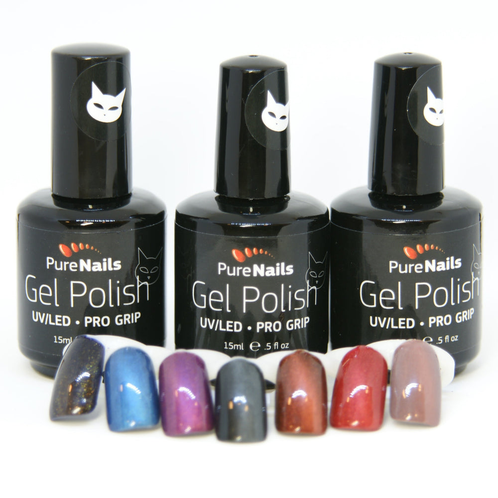 BIS Pure Nails gel polish CAT EYE, different colors, 15 ml