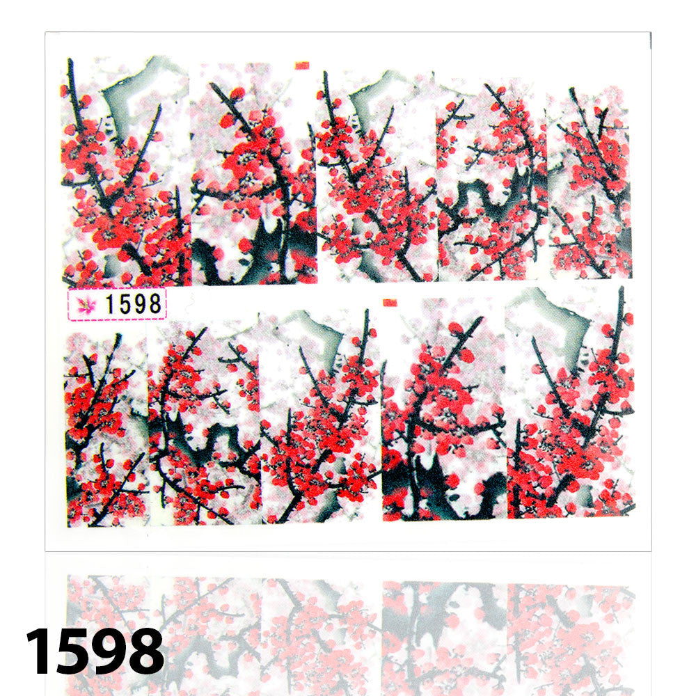 Nail art sticker slider water decals, SAKURA