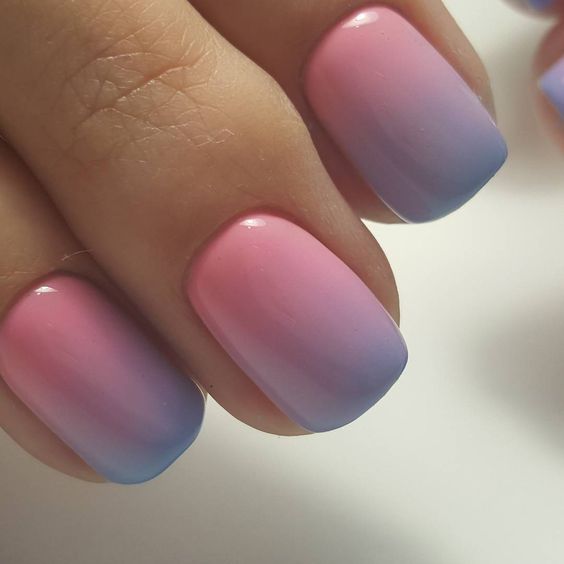 Nail Design sponge + silicone for OMBRE effect