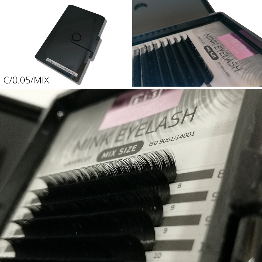BIS Pure Lash Rapid Blooming Easy Fan eyelash extensions, C/0.05/MIX