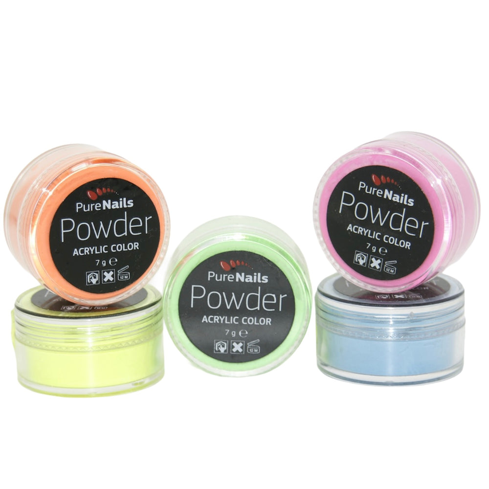Colourful Acrylic Powder for Nail Extensions & Design | 7g & 30g