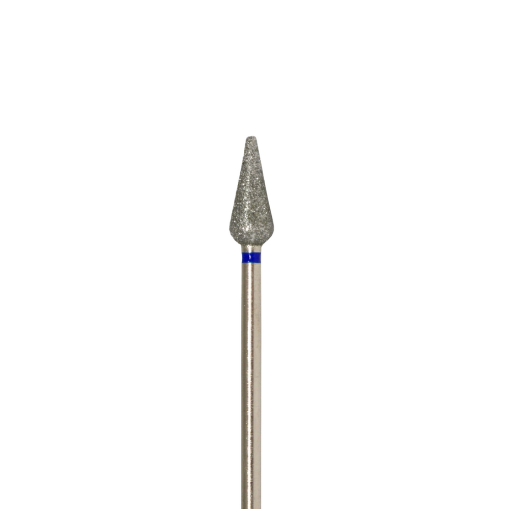 DIAMOND nail bit BUD semicircular tip, long (blue) 266