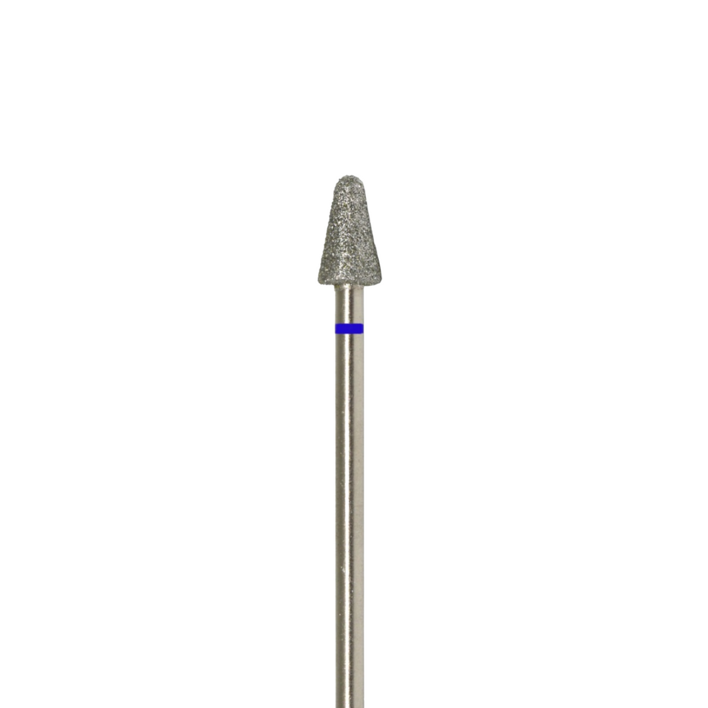 DIAMOND nail bit CONE, round tip (blue) 194