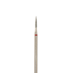 DIAMOND nail bit CYLINDER arrow shaped tip (245 red), 10pcs