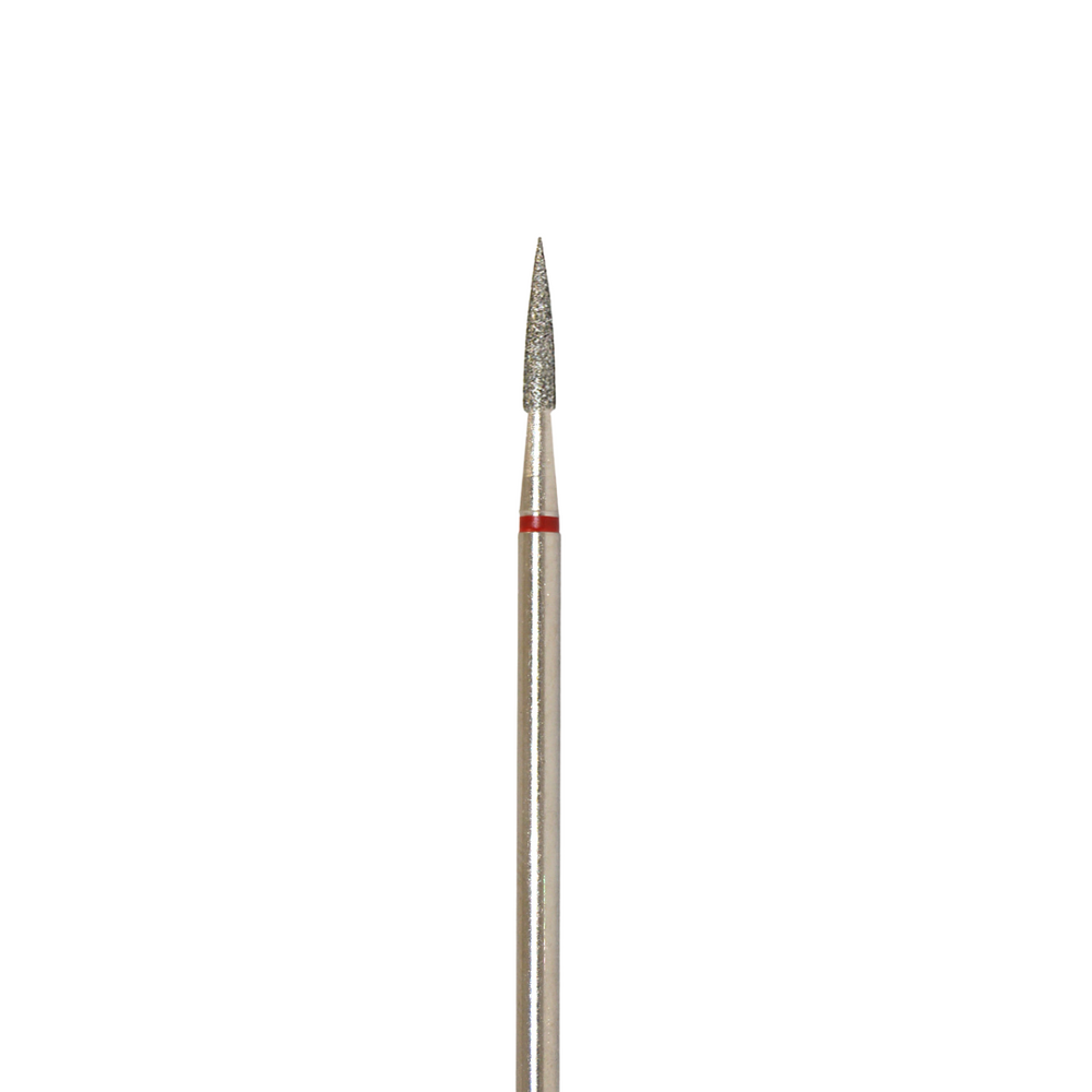 DIAMOND nail bit CYLINDER arrow shaped tip (red) 245
