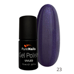 SALE! BIS Pure Nails ONE STEP gel polish 7.5 ml, GRAPE SPARKLE 23